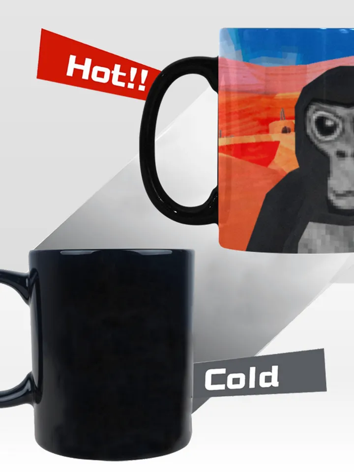 Gorilla Tag Monkey Color Changing Mug