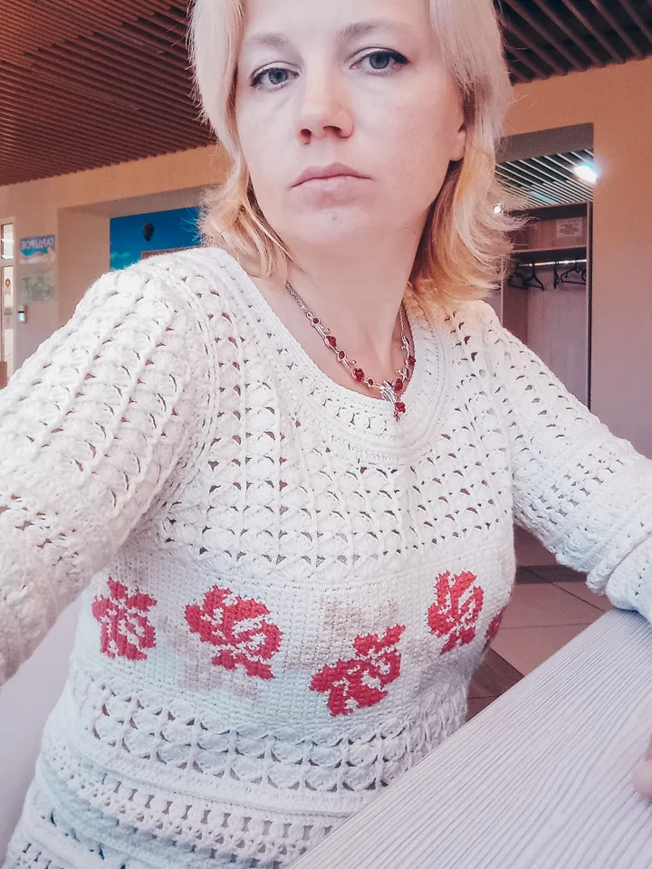 Women's Pullover Sweater Sabrina Crochet Pattern