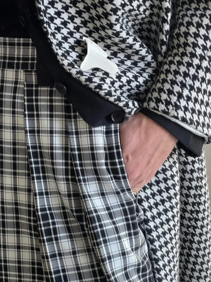 Men's basic pleated "Too" skirt / not kilt / tartan
