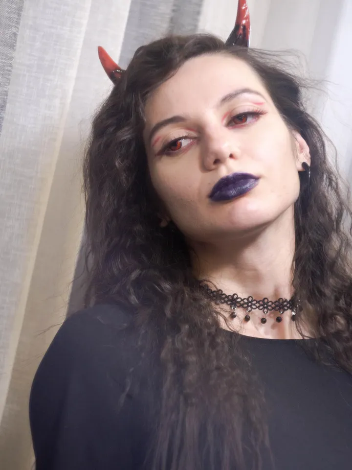 Small Devil Horns, Devil Horns Headband for Halloween, Red Devil Horns, Realistic Fantasy Cosplay Horns
