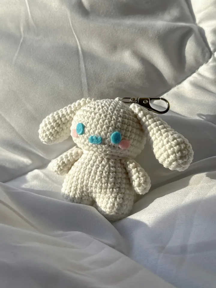 crochet pattern cinnamoroll, PDF US terms, sanrio collection crochet patterns