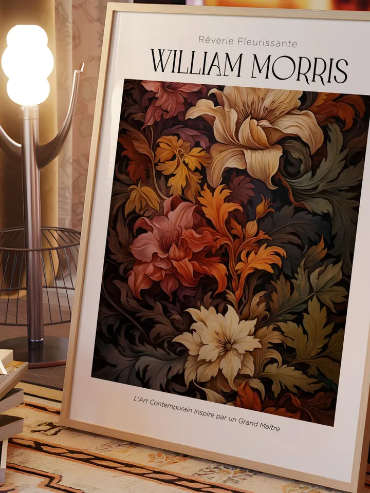 William Morris Wall Art, Vintage Botanical Print, Floral Poster Arts Decor, Digital Download, William Morris Print Digital Download AA10