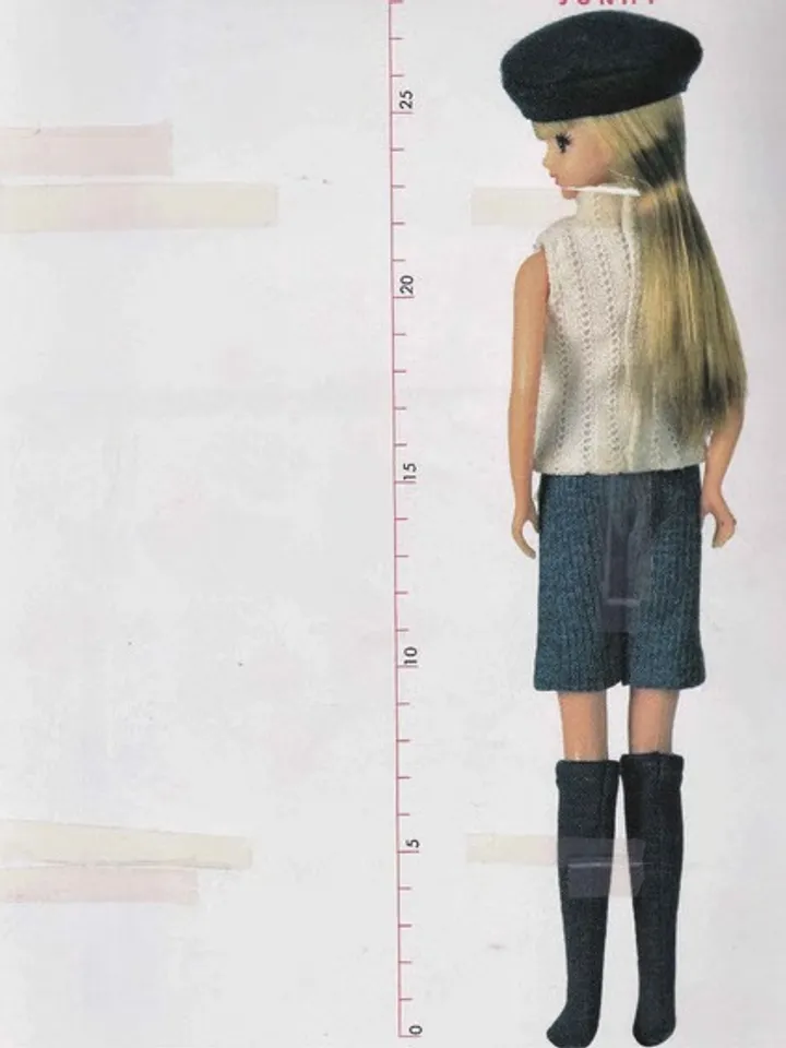 Clothes for Fashionable Dolls Japanese Magazine Sewing Pattern Wardrobe Clothes for Dolls Digital Download PDF