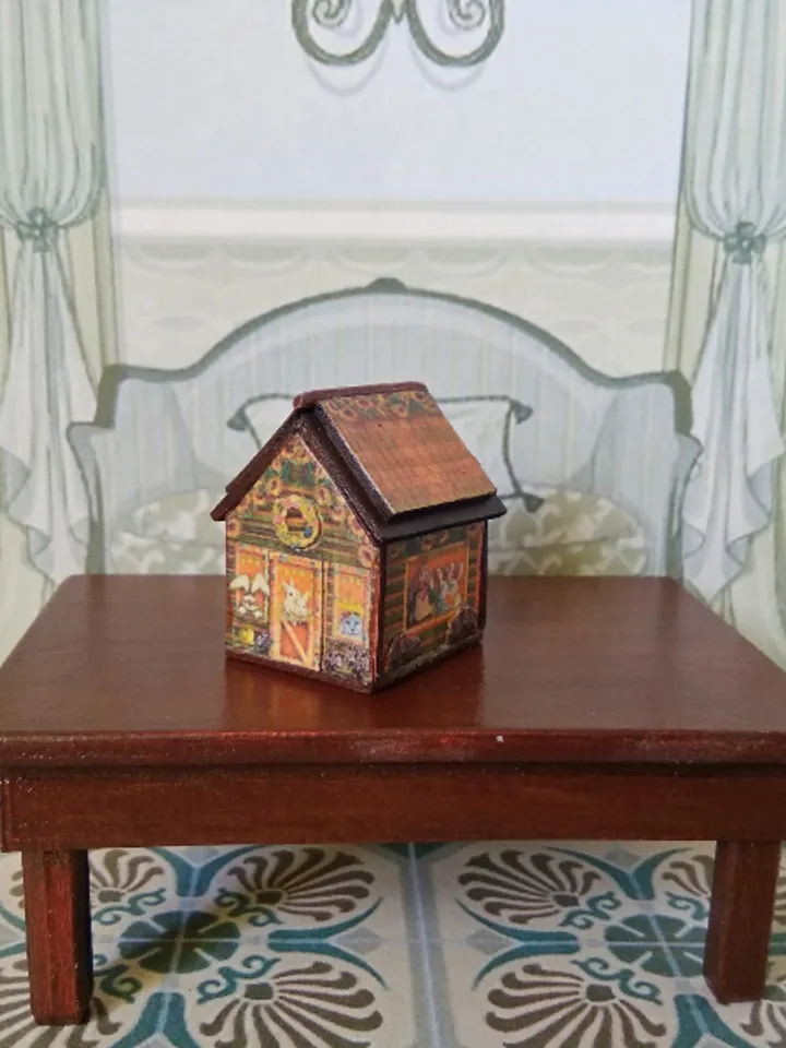 Doll lodge. A toy for a doll.1:12 scale.