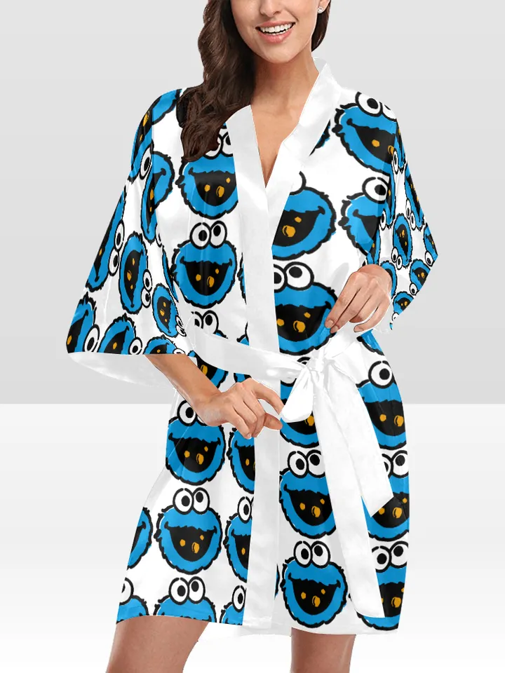 Cookie Monster Kimono Robe