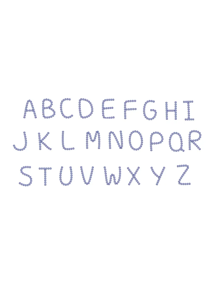 Font machine embroidery design,Script embroidery font,2 sizes Instant Download-20