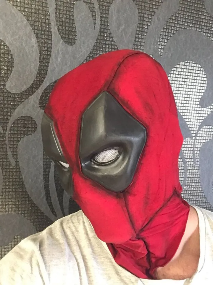 Deadpool mask cosplay marvel (movie version)