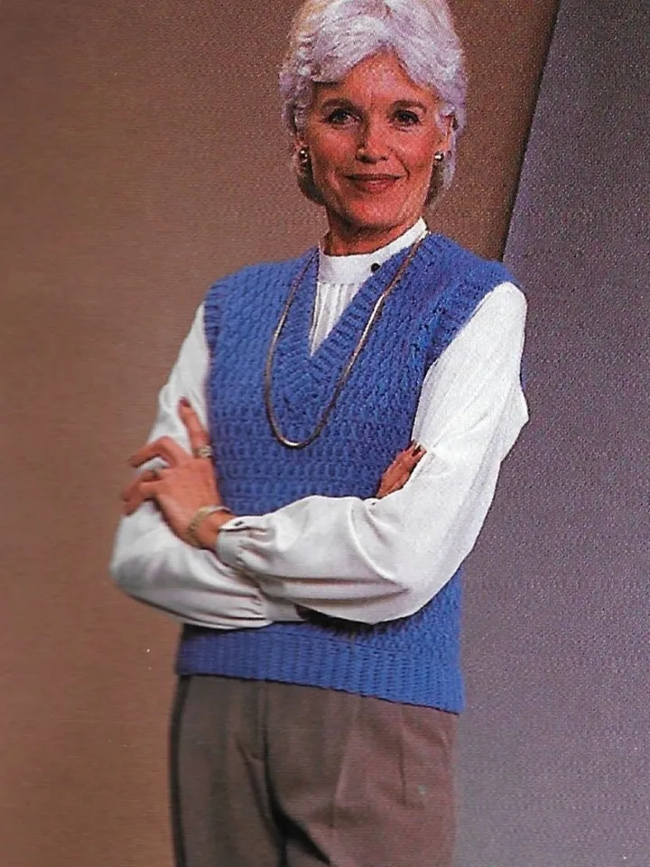 Waistcoat crochet pattern, women vest crochet pattern, easy vest crochet pdf