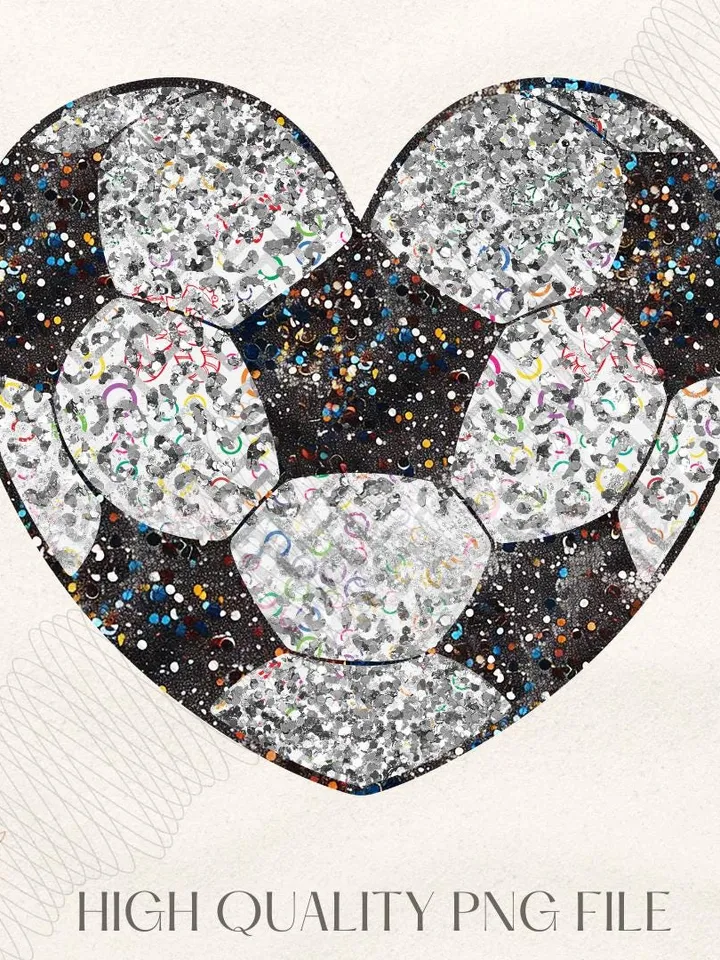 Soccer Game Day PNG, Black, Glitter, Faux Sequin, Soccer, Soccer Mom, Soccer Mama, Game Day Vibes, Sublimation Design Downloads
