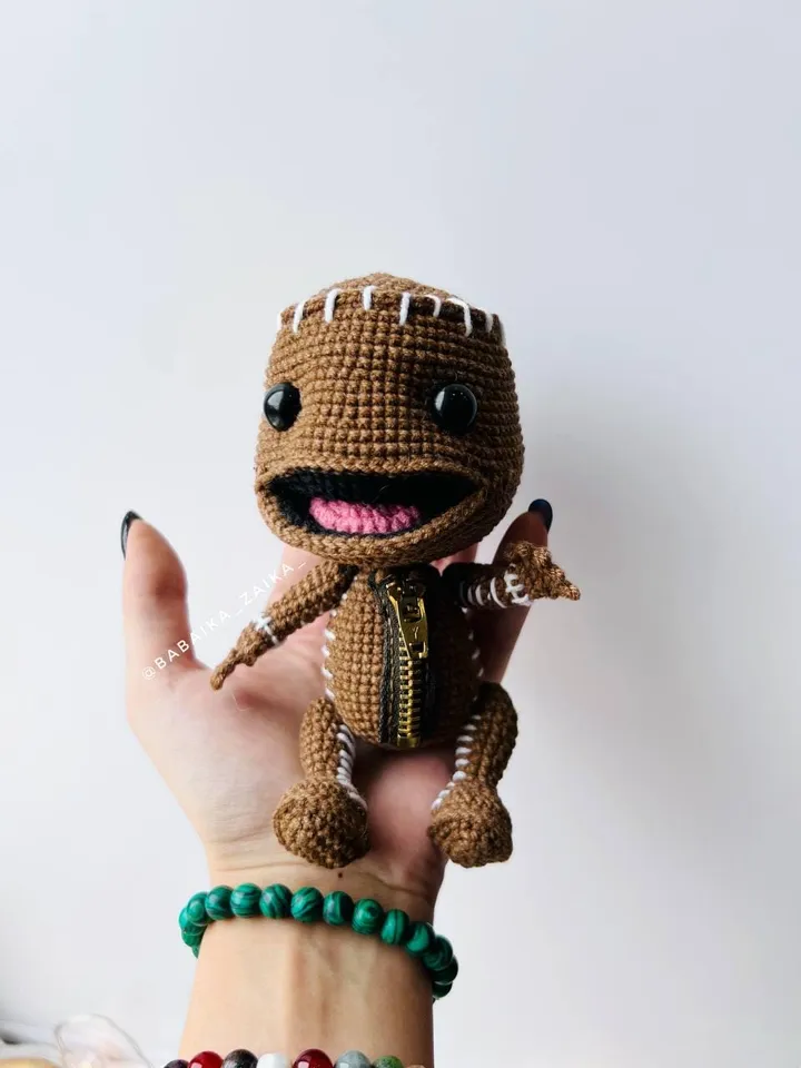 PDF Crochet Pattern Sackboy, Amigurumi characters, Crochet boy doll, Cute doll, Sackboy Pattern, Crochet little big planet