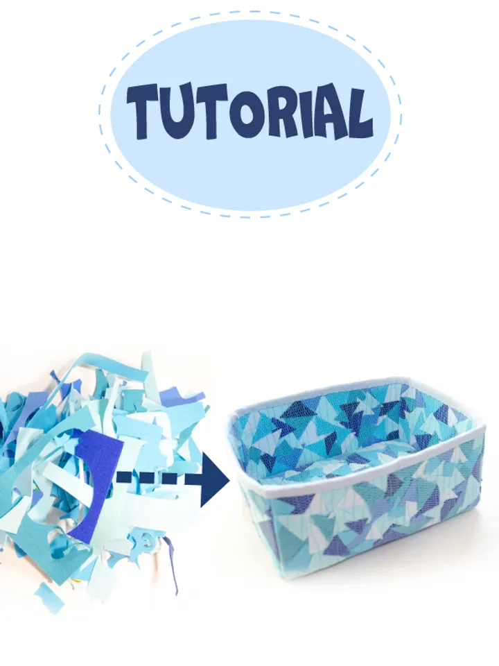 PDF Tutorial how to sew Box from felt scraps
