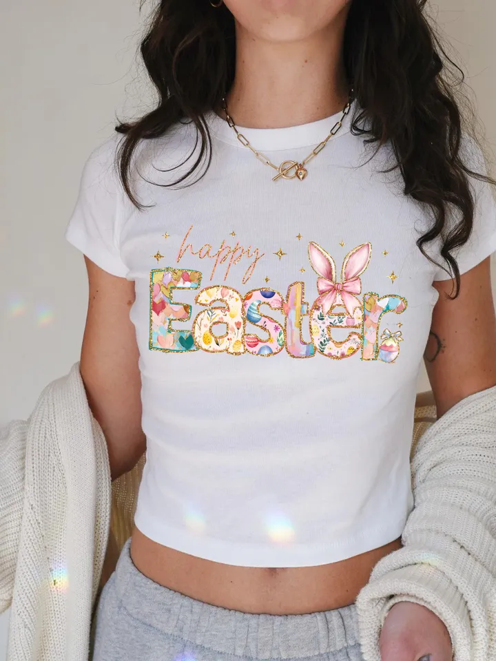 Happy Easter retro easter doodle png Easter Christian Png Easter bible verse png Risen doodle png retro easter glitter easter sublimation