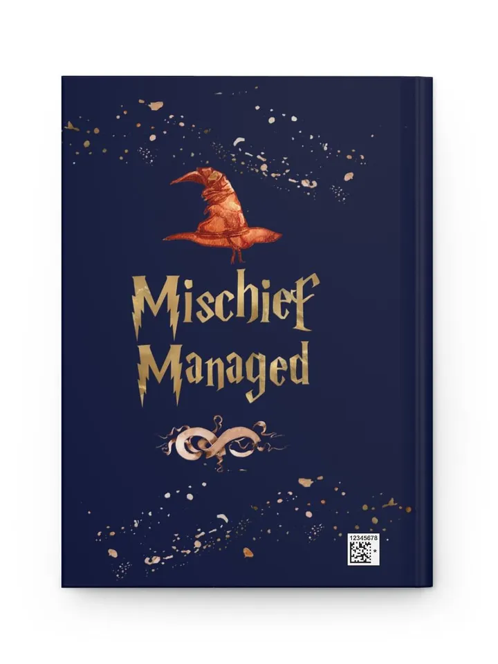 Wizarding World Hardcover Journal, Magic Notebook, Spell Book, Fantasy Diary, Gift, Magic gift Matte Journal