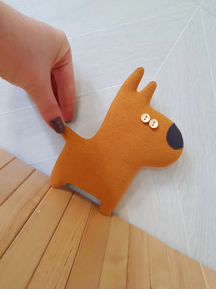 Dog sewing pattern PDF, rag doll tutorial in English, stuffed animal sewing diy