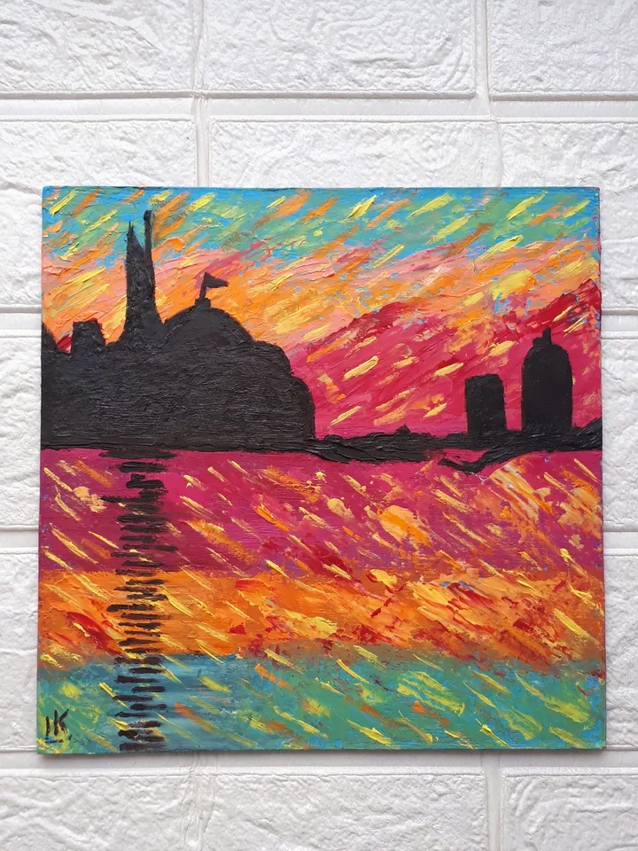 Embrace of Venice Painting