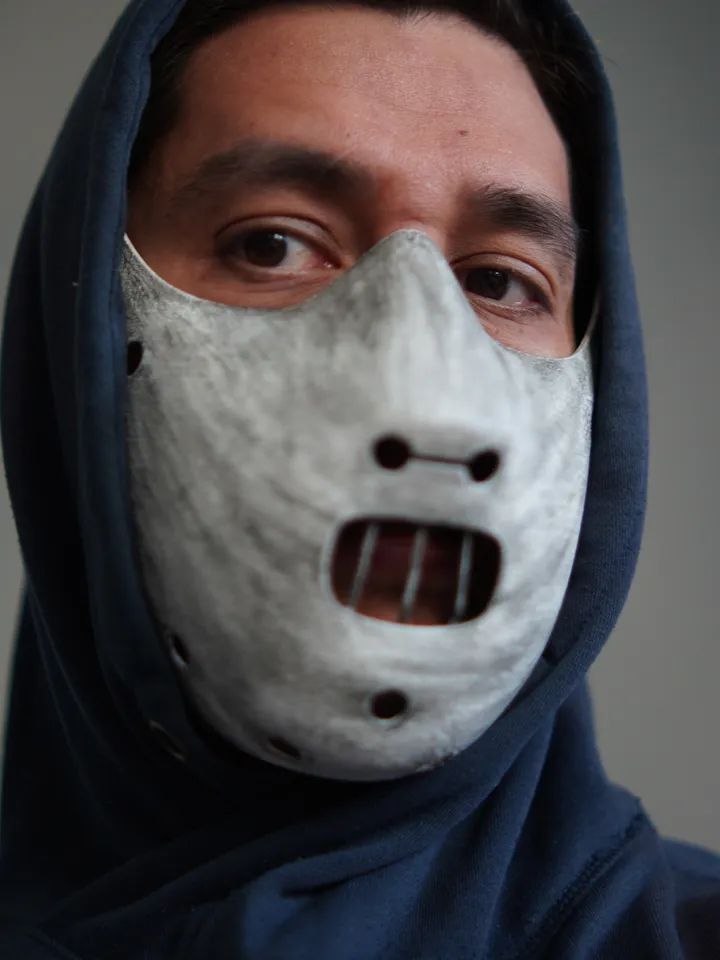 Hannibal Lecter Mask White from The Silence of the Lambs Hannibal Lecter mask