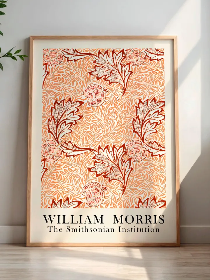 William Morris Wall Art, Vintage Botanical Print, Floral Poster Arts Decor, Digital Download, William Morris Print Digital Download 012