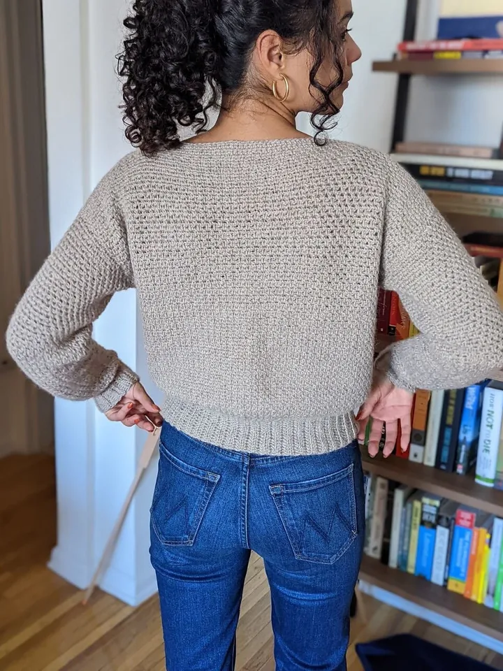 Crochet cardigan pattern, easy cardigan women ladies, card for beginner pdf