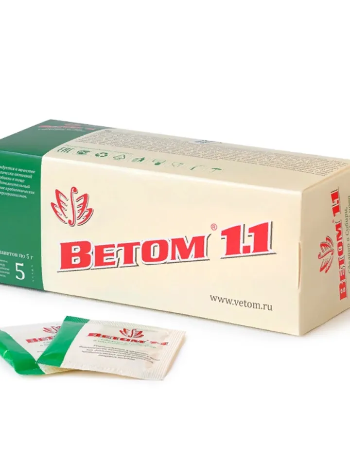 Probiotic Microorganisms Stomach normalization of microflora Intestines Betom Vetom 1, powder 50 sachets x 5 g
