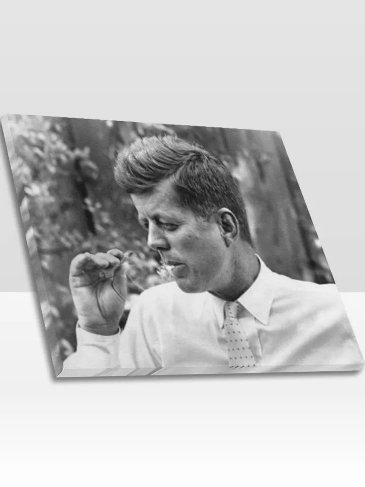KENNEDY Frame Canvas Print, Wall Art Home Decor