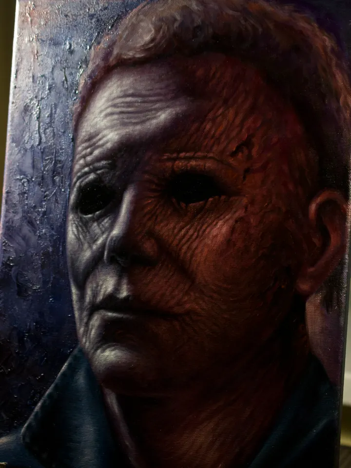 Original oil painting Michael Myers