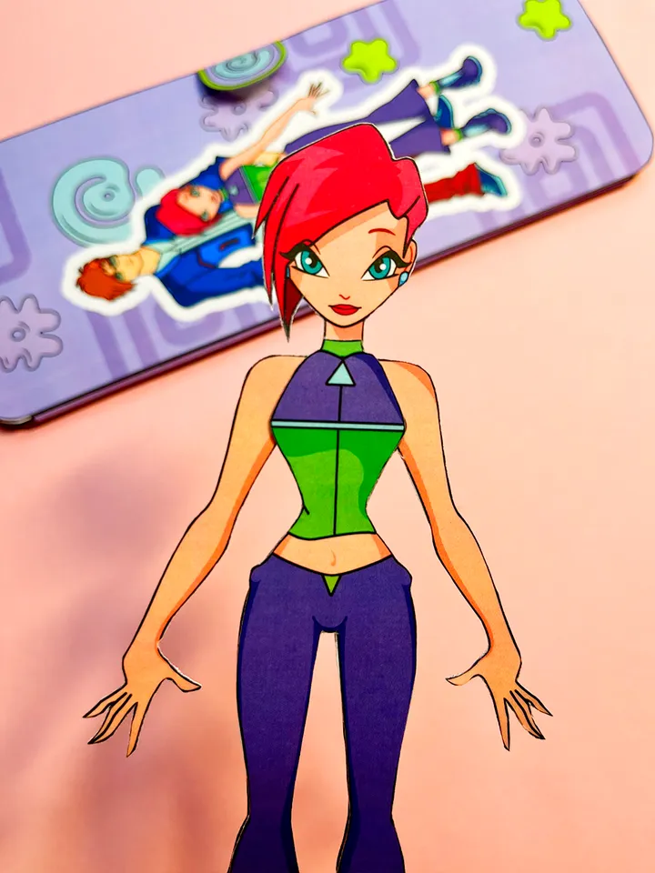 Paper dolls Fairy Tecna