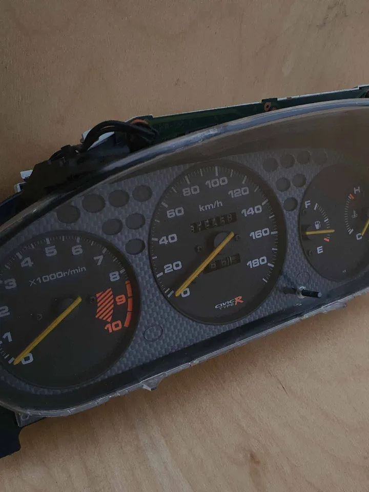 Genuine JDM gauge cluster m/t EK9 Type-R for Honda Civic Ek Ej 99-00 Speedometer