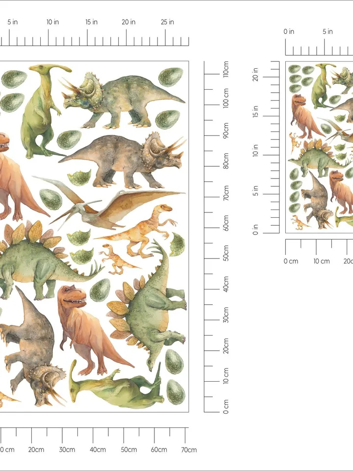 Dinosaurs Wall Decal Kids Stickers ek8