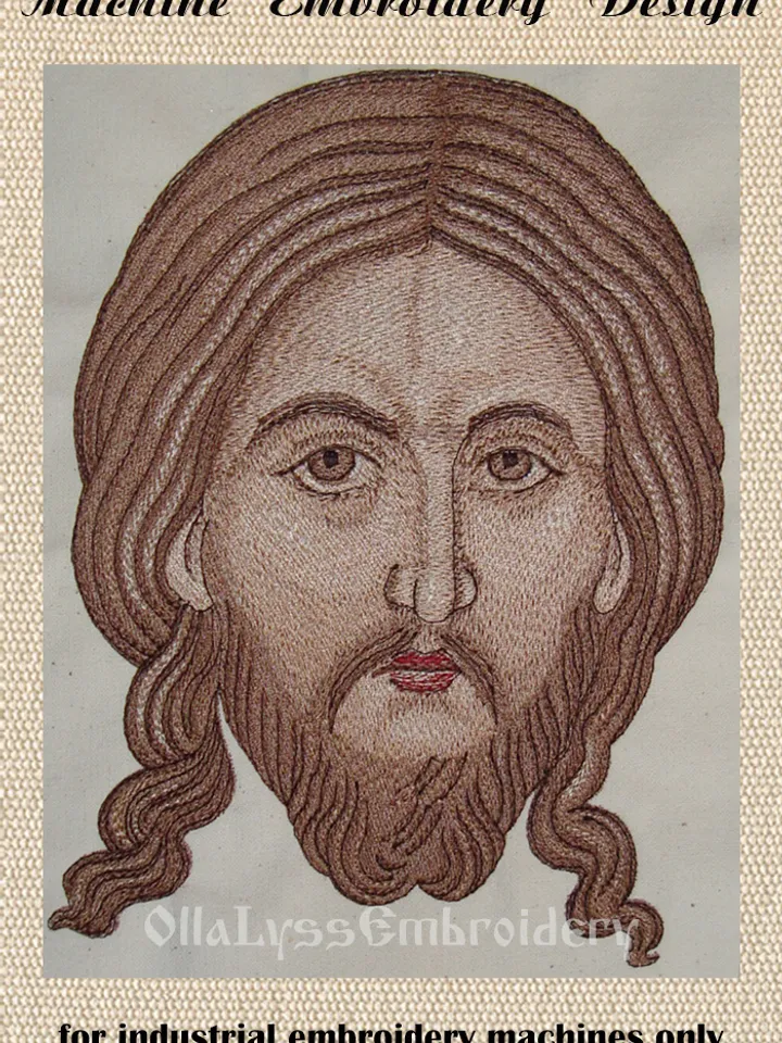 Holy Mandylion embroidery design