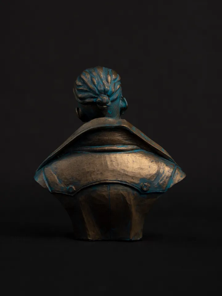 Bust of Silco from "Arcane" (Bronze with a patina)