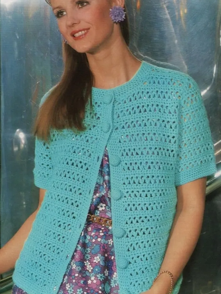 Cardigan crochet, card crochet pattern , summer cardigan PDF