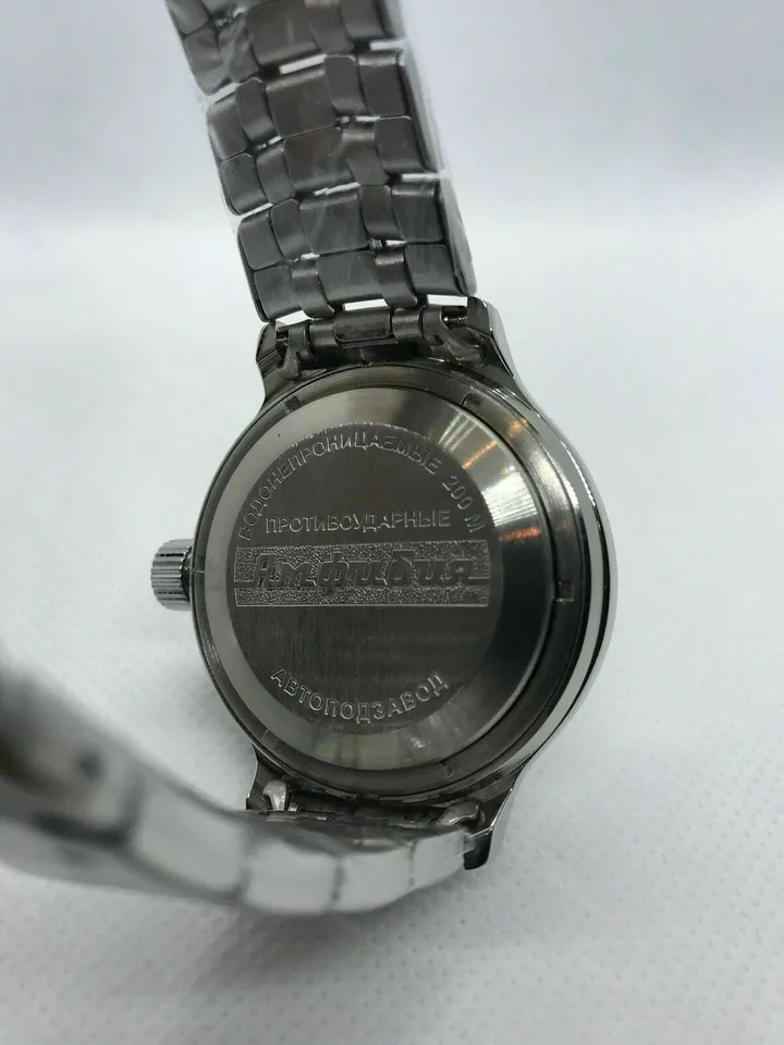 Vostok Amphibia 420059 Watch Scuba Dude Military Diver Automatic Blue