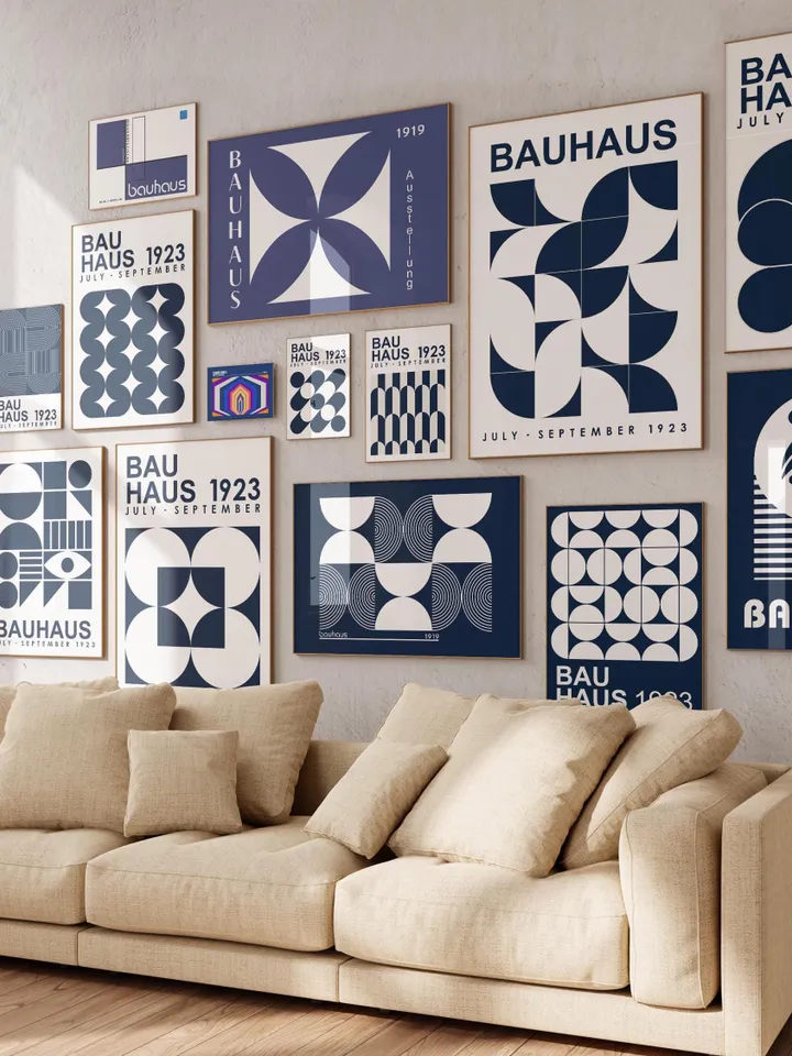 2000+ Bauhaus Wall Art Poster Bundle Bauhaus Art Collection Modernist Geometric Prints Mid Century Decor Digital Download Exhibition Prints