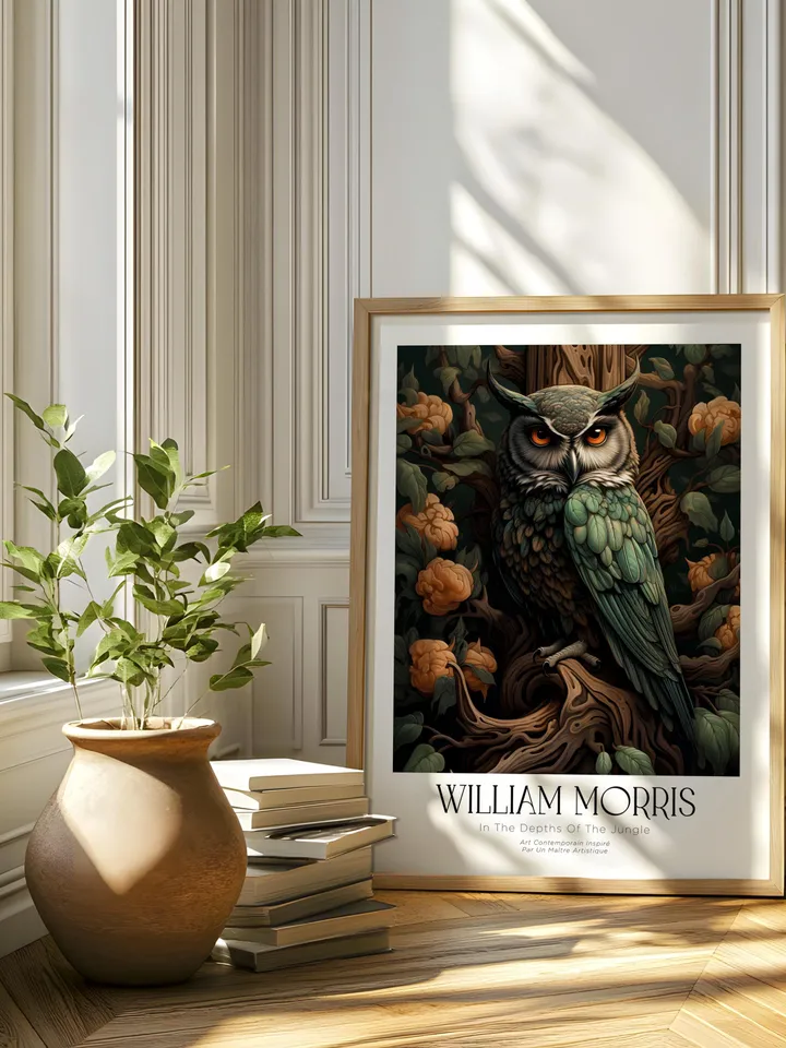 William Morris Wall Art, Vintage Botanical Print, Floral Poster Arts Decor, Digital Download, William Morris Print Digital Download AA5