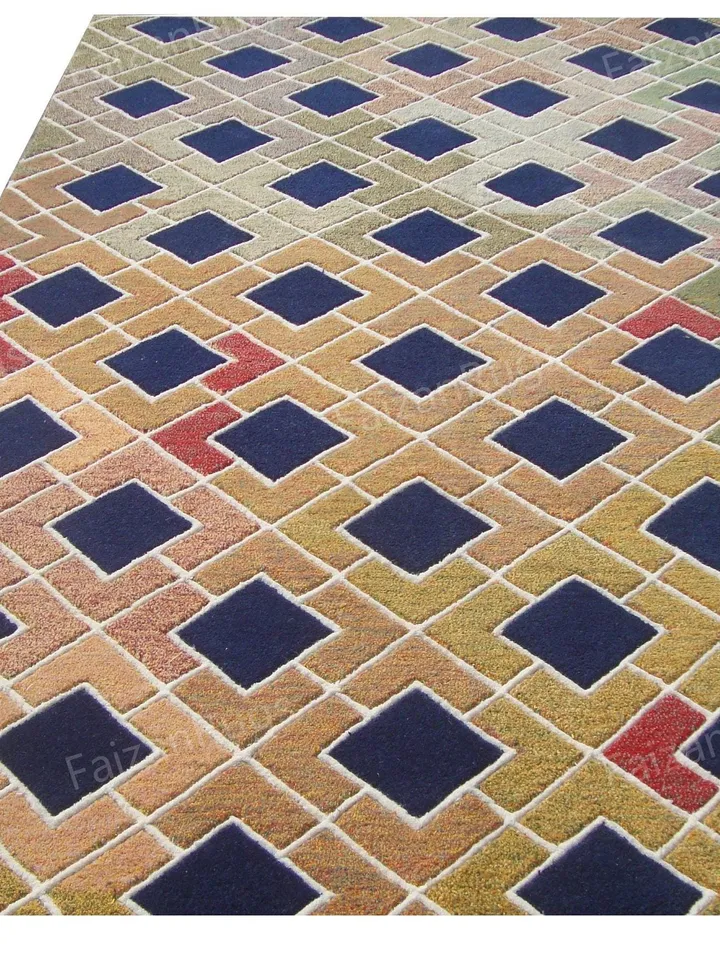 Buy Evelina Kroon Hand tufted multi color rug 100% wool for living room, bed room, kids room in any size 10x14,10x12,9x12,8x10 Hurry up!!!!
