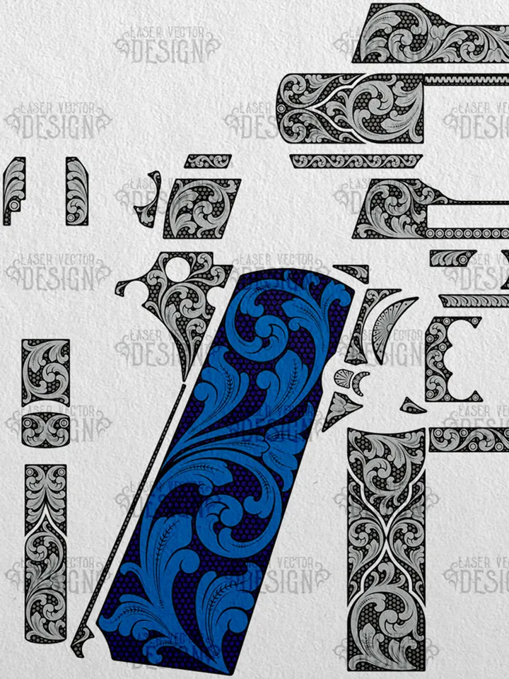 VECTOR DESIGN Colt 1911 Competition Classic Scrollwork