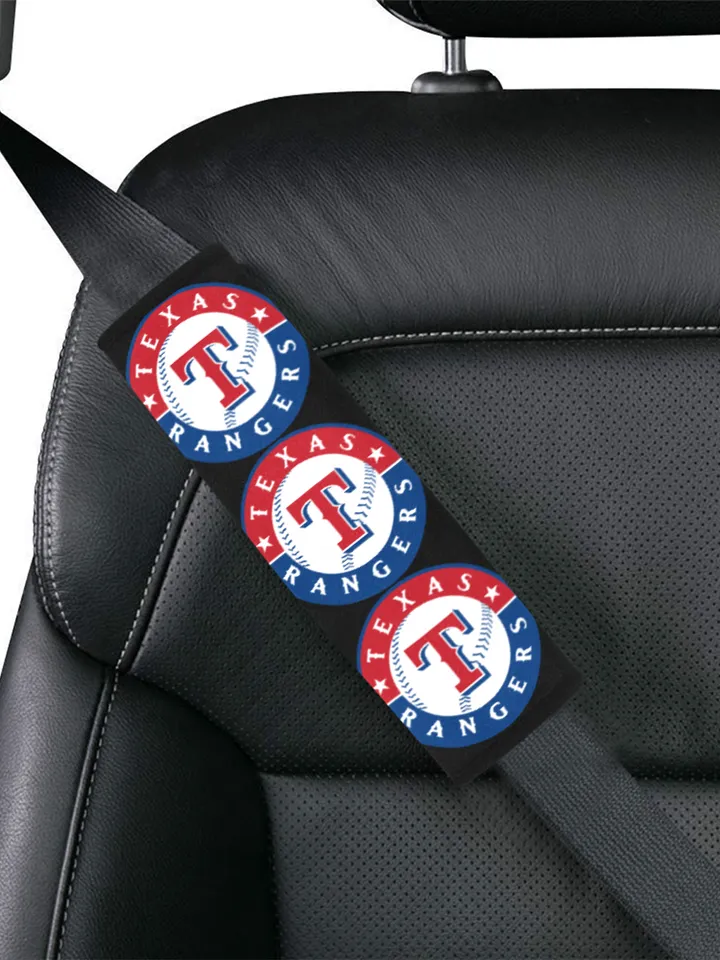 Texas Rangers Car Seat Belt Cover