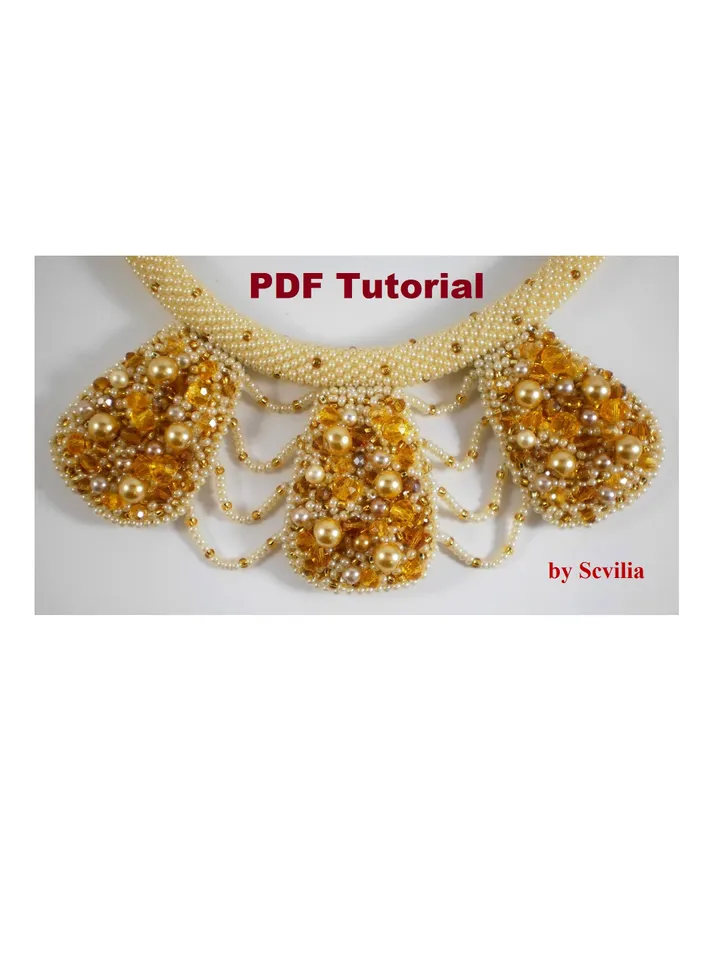 Bead crochet rope pattern for beading «Shine» necklace and bracelet, Tutorial Necklace DIY,beaded necklace, bead crocheting,PDF patterns