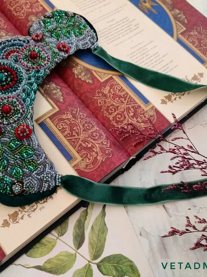 Crown Kokoshnik Boho Style AlaRuss Embroidered Headdress Bohemian Ethno Eclectic Style Royal Jewelry