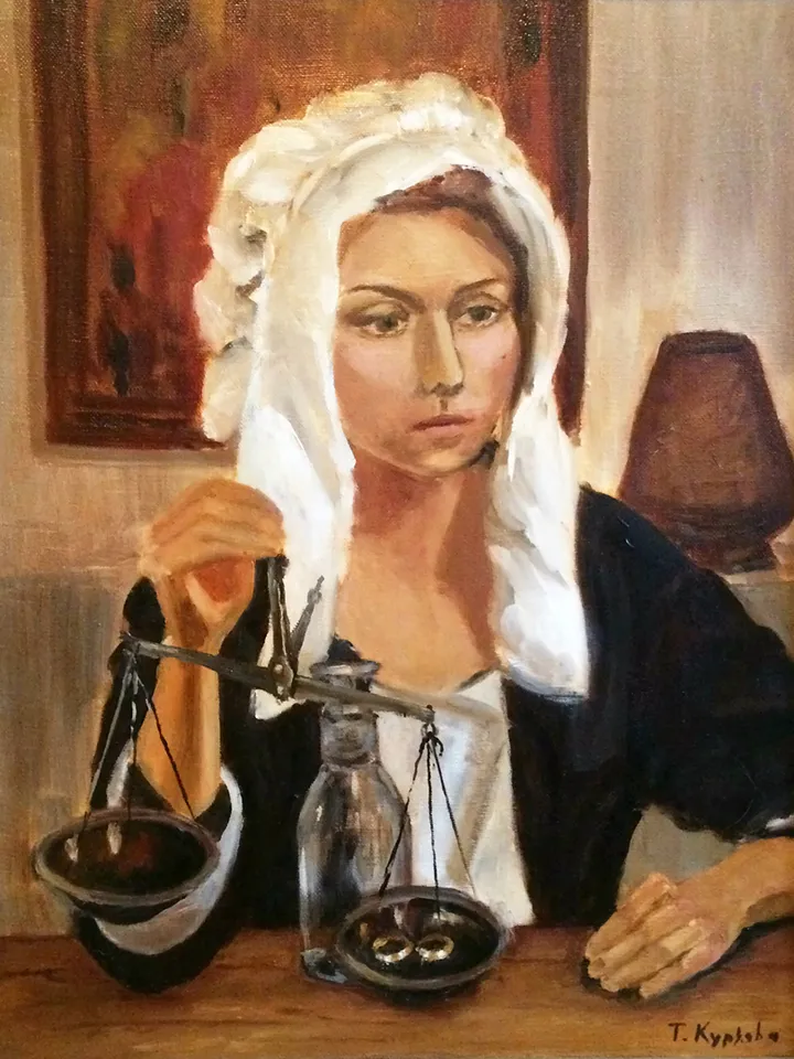 Original Female Portrait Oil Painting on Canvas, Woman Painting ...
