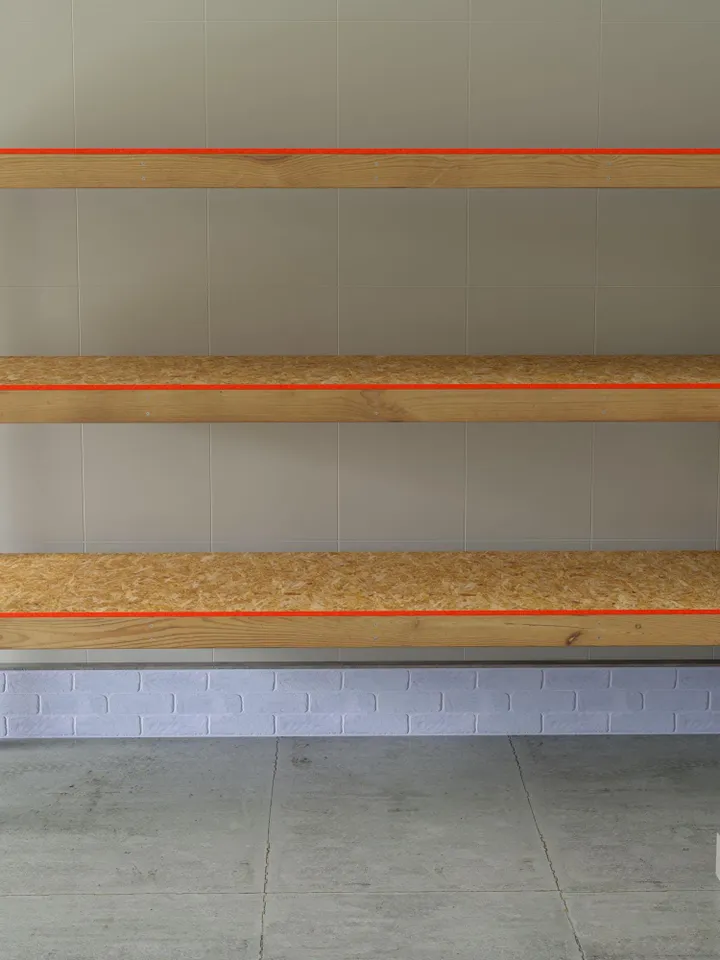 DIY 32x96 Garage Shelves Plans, PDF
