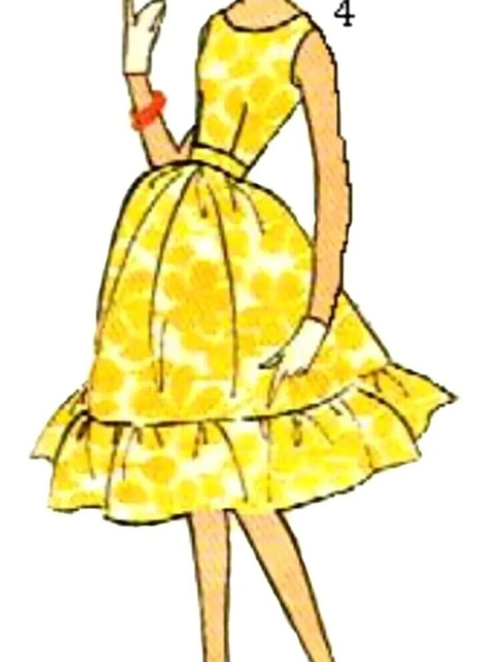 Barbie Vintage Sewing Pattern PDF Fashion Dolls size 11 1/2 inches Advance 3377