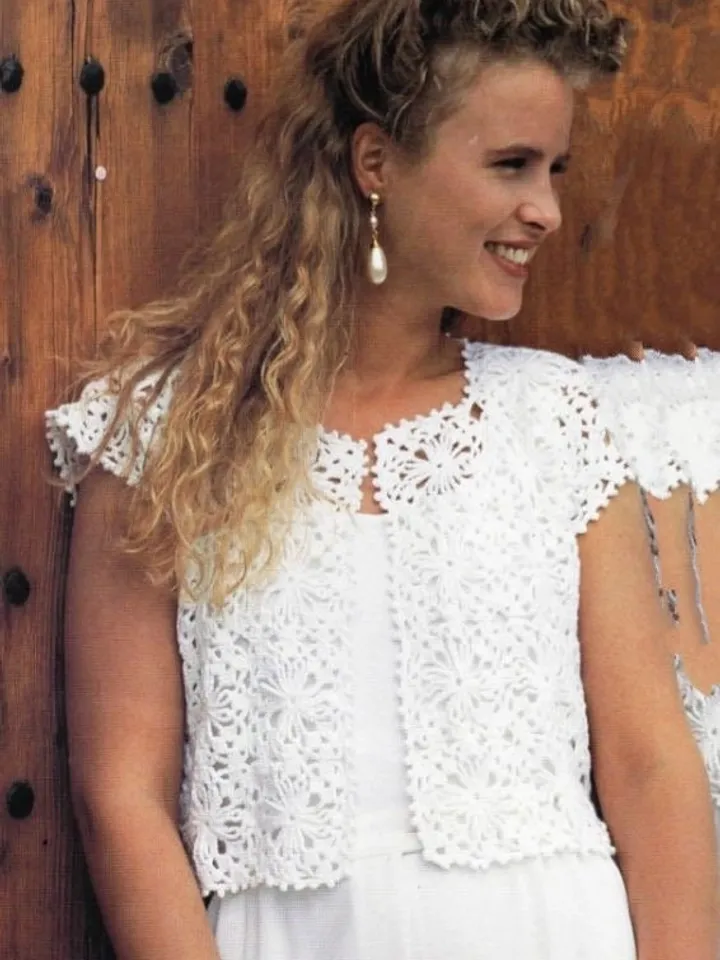 Cardigan sweater crochet pattern PDF women’s crochet pattern waistcoat, top pattern