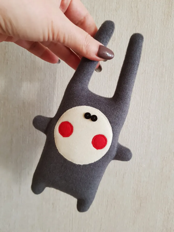 Rabbit sewing Pattern pdf, digital tutorial in english, animal doll sewing diy