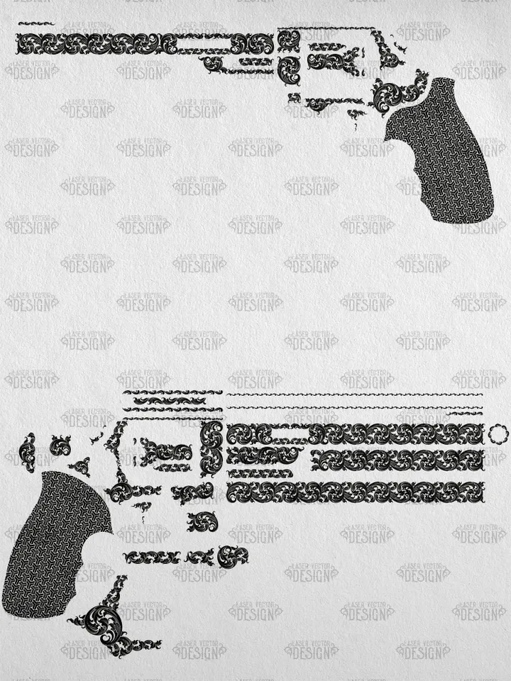 VECTOR DESIGN Smith & Wesson 629 8 in Scrollwork