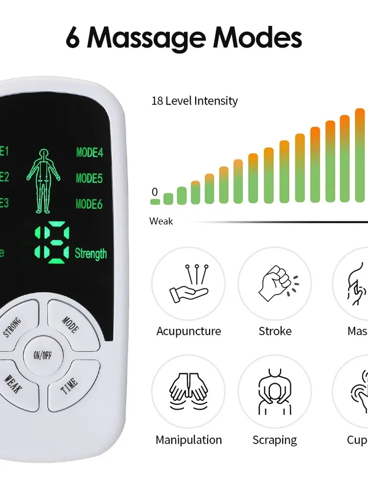 electrical stimulator of neck and back muscles