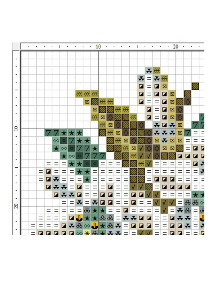 Antique flowers cross stitch pattern, Vintage white lilies cross stitch pattern