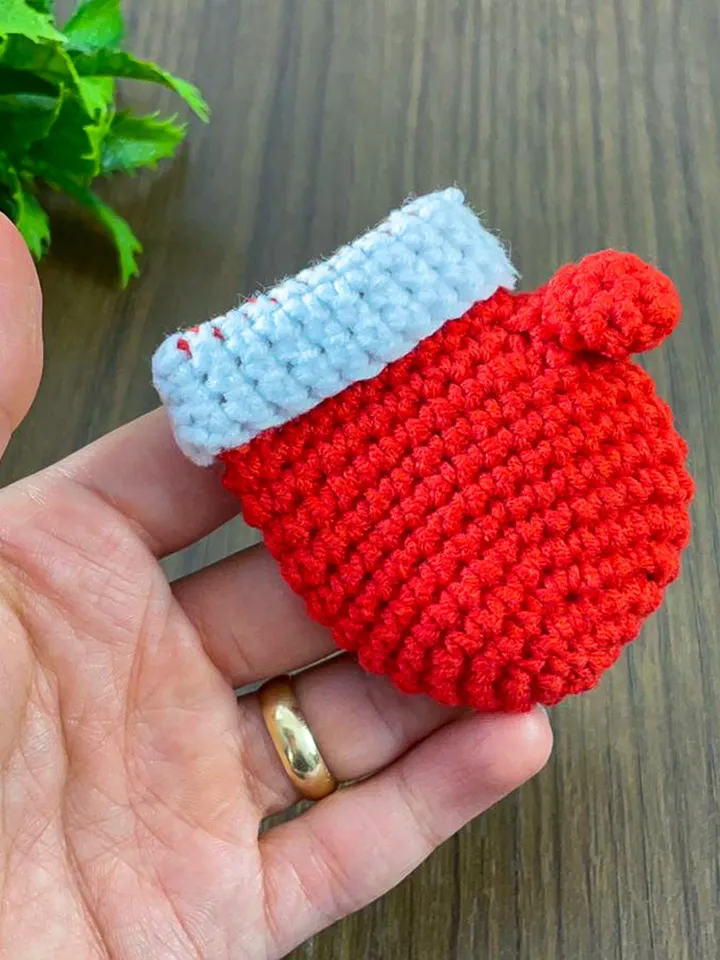 Crochet Christmas Mitten Ornament Pattern, DIY Holiday Amigurumi Decoration, Red Festive Crochet Gift Tutorial PDF