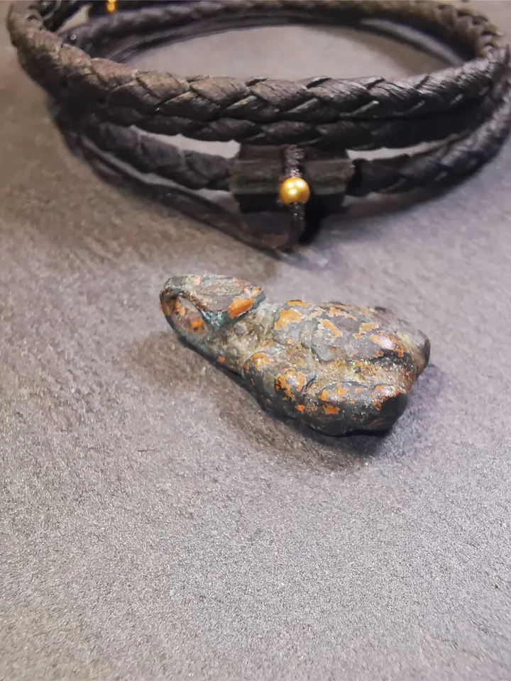 Gandhanra Old Tibetan Amulet,Scorpion Guru of Padmasambhava, Buddhist Scorpion Pendant, Made of Copper,0.95" × 0.55"