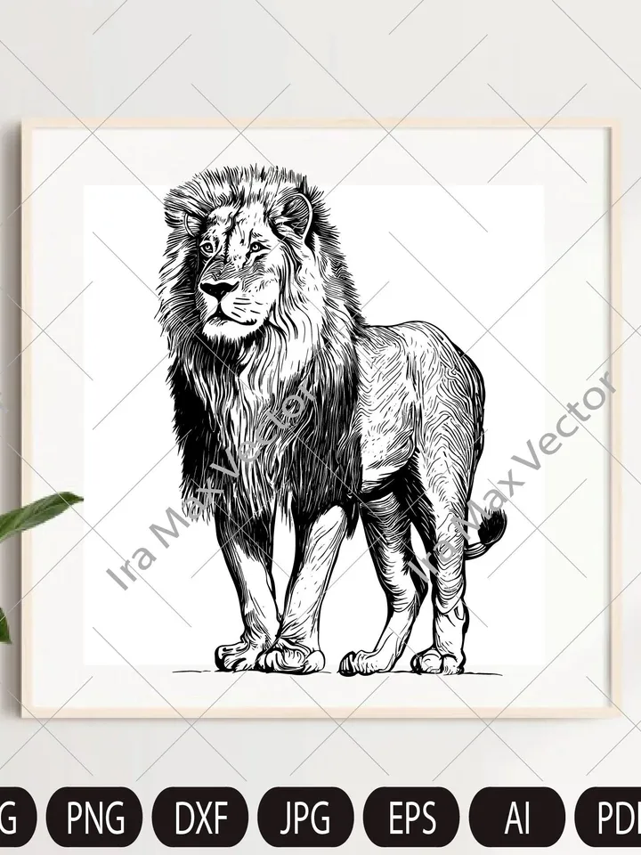 Lion svg, Lion Head svg , Lion standing svg , Lion King svg , Lions Mascot svg , Leo svg ,Lion Head ,Lion Printable, Lion printable